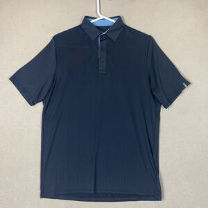 KJUS Polo Shirt Mens Small Black Golf‎ Short Sleeve Preppy Casual Adult